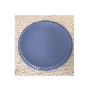 Vernon Kilns Ultra California Blue Pottery Plate Mid Century Modern USA Made